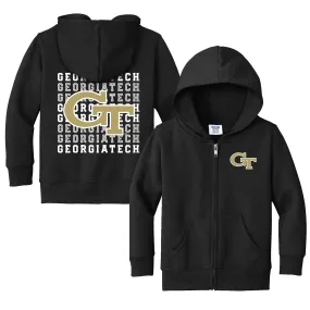 Georgia Tech Yellow Jackets Retro Toddler Full-Zip Sweatshirt