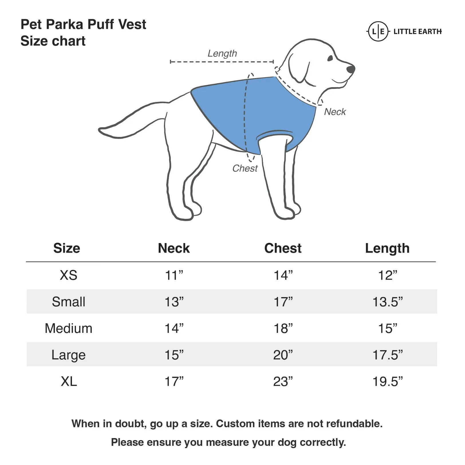 Green Bay Packers Custom Pet Parka Puff Vest