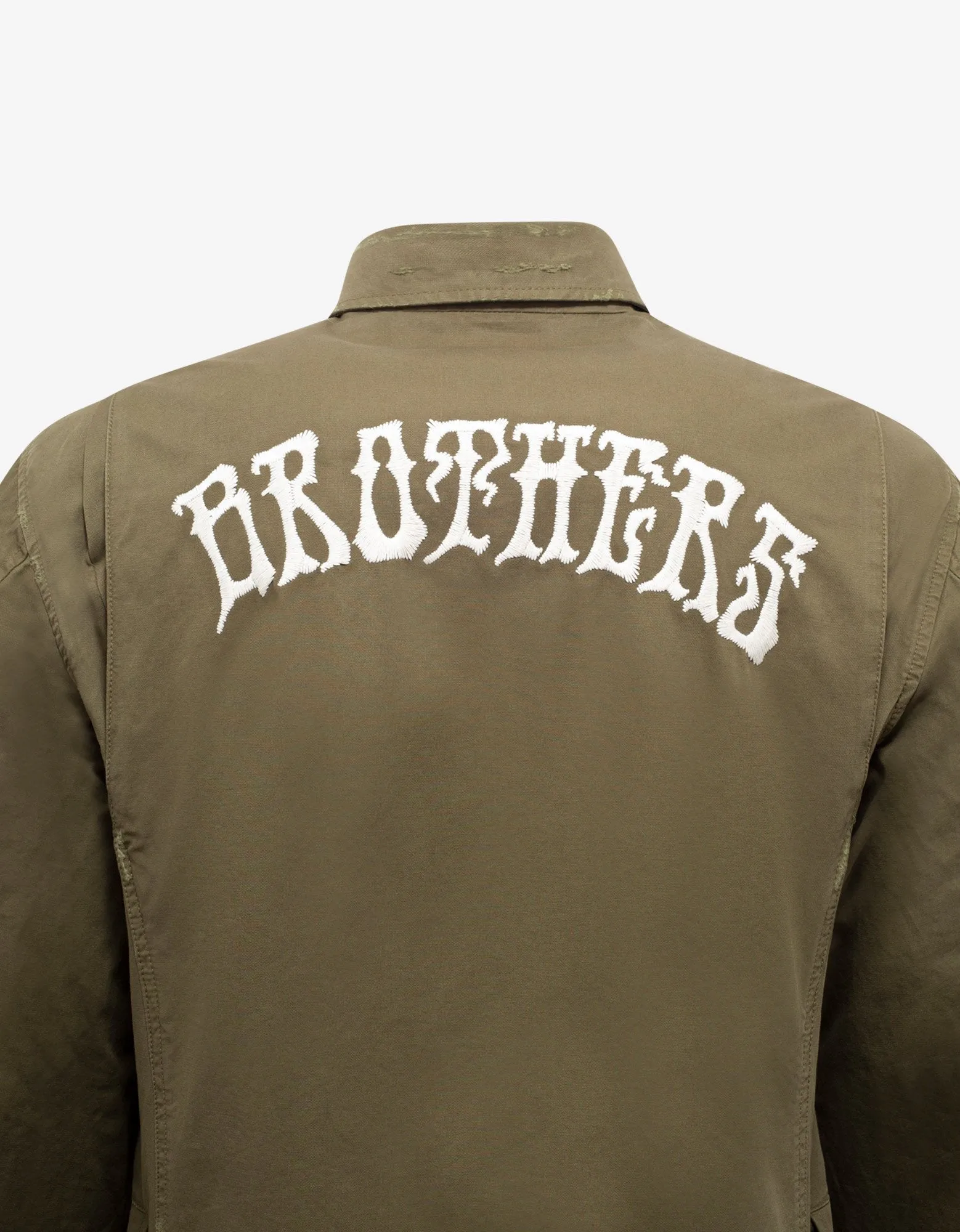 Green Brothers Military Short Parka Jacket -