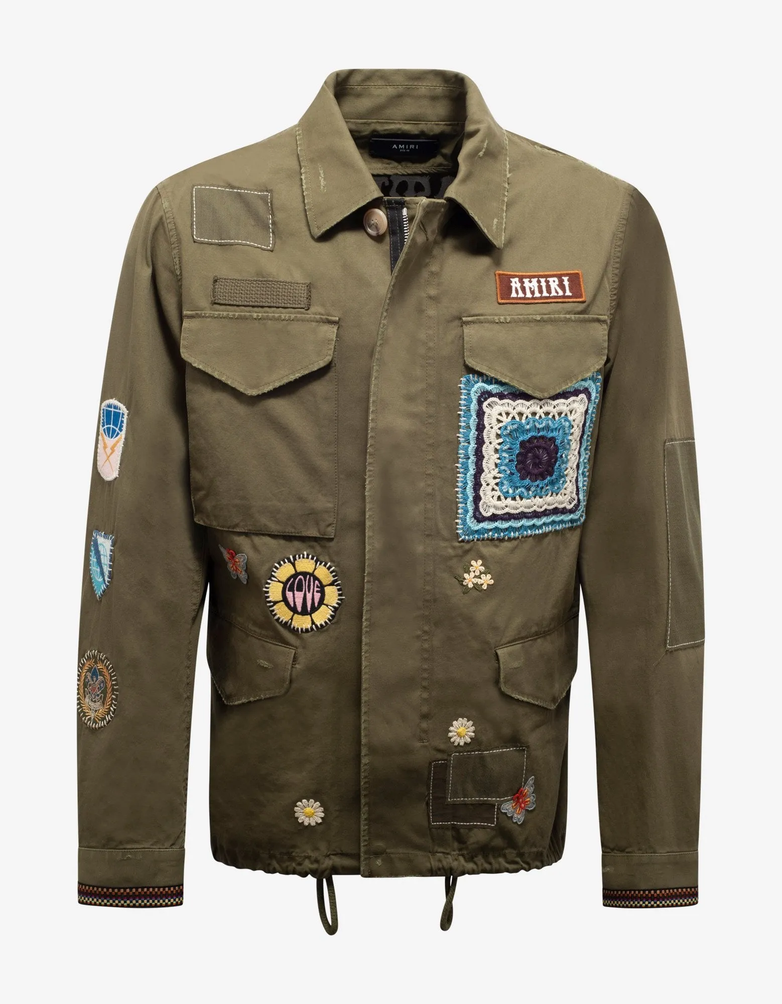 Green Brothers Military Short Parka Jacket -