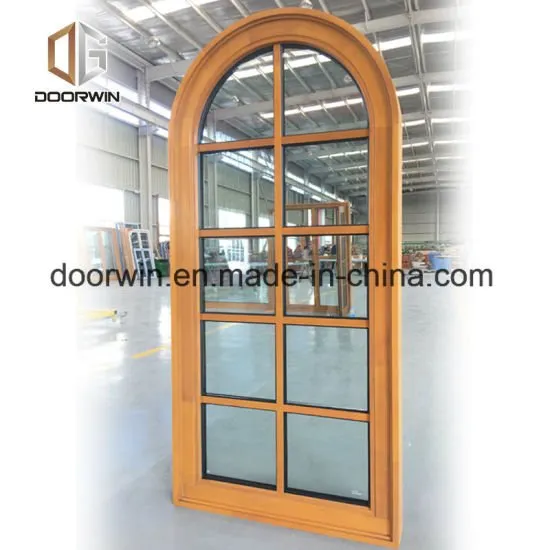 Grille Round-Top Casement Window, Solid Wood Window, Ultra-Large Full Divide Light Grille Windows - China Wood Window, Round Wood Window