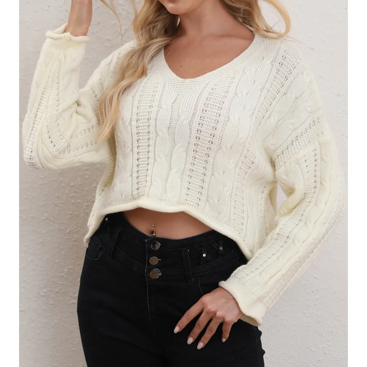 Gwen Pullover Knitted Sweater