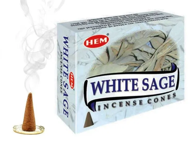 Hem - White Sage - Incense Cones