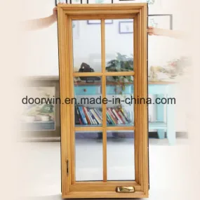 High Quality Aluminum Wood Window, Aluminum Wood Window with Beautiful Divided Light Grille - China Window, Aluminum Window