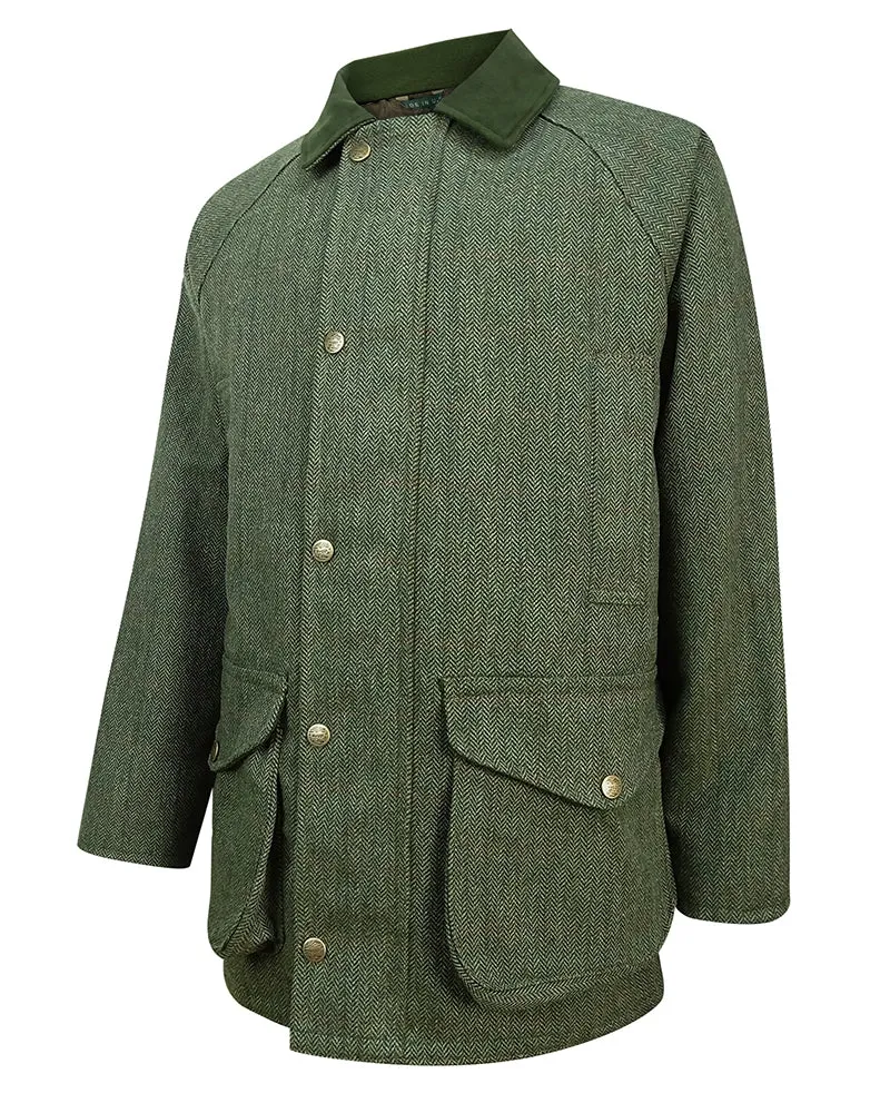 Hoggs Of Fife Helmsdale Waterproof Tweed Jacket Green