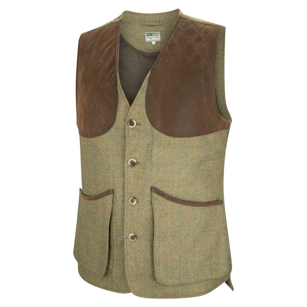 Hoggs of Fife Kinloch Technical Tweed Field Waistcoat