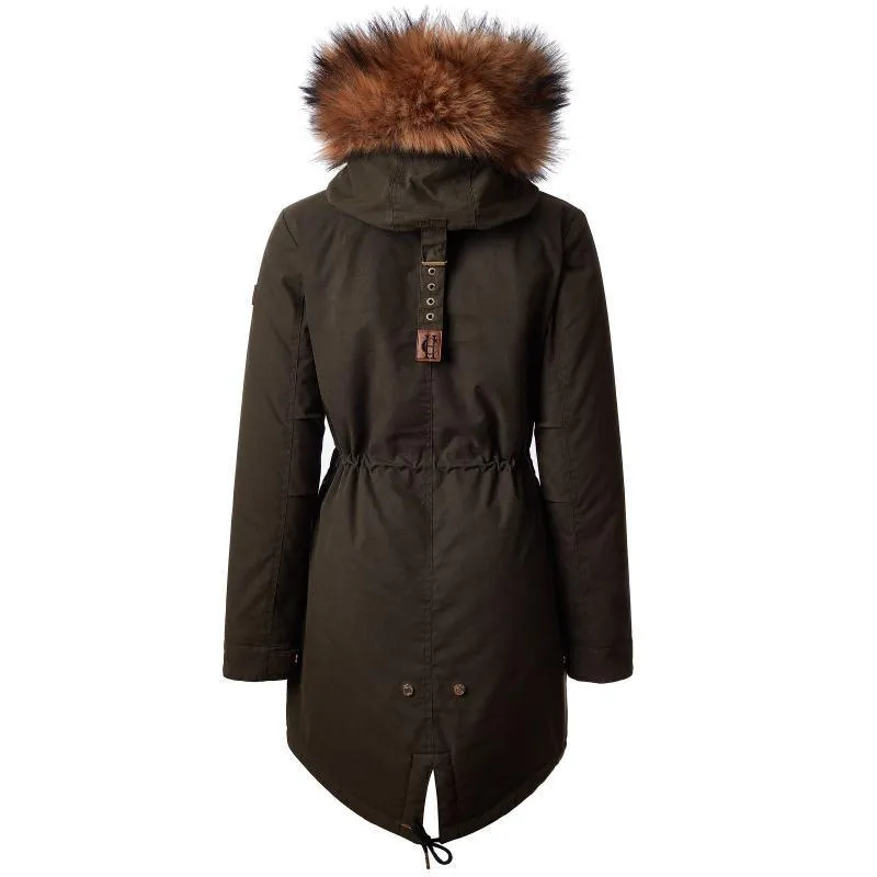 Holland Cooper Montana Ladies Parka Jacket - Khaki