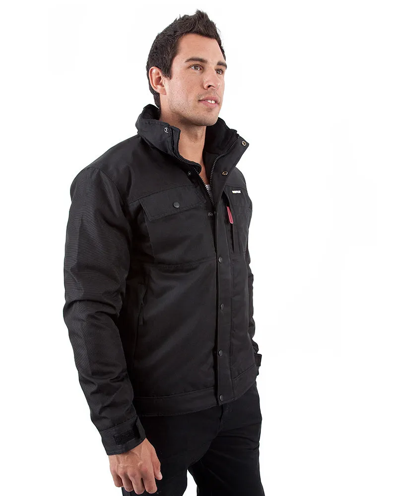 Insulated Twill Jacket - Black