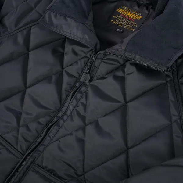 Iron Heart IHJ-127-BLK  Primaloft® Gold Quilted Rider's Jacket