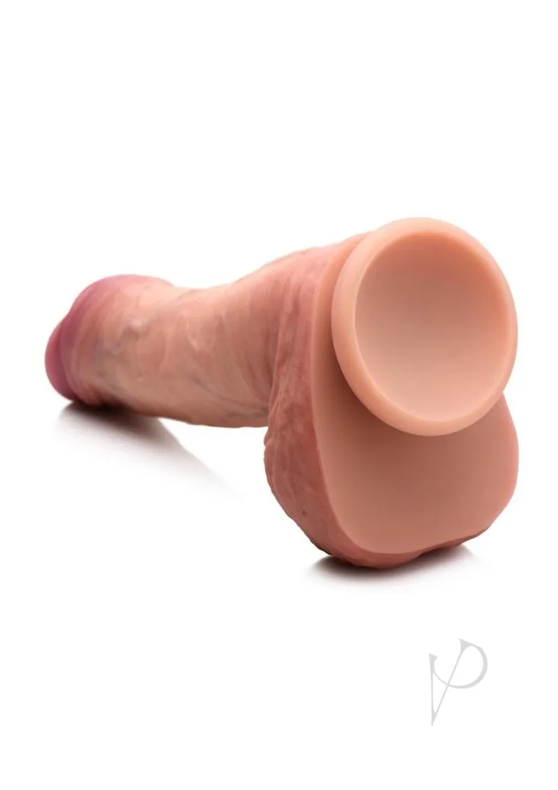 Jock Dual Dense Uncut Dildo 8.75 Tan