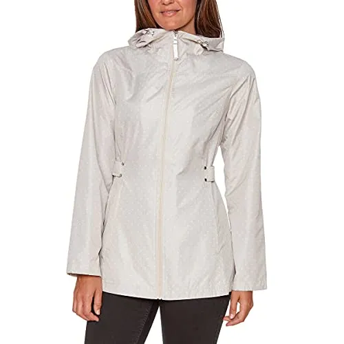 Jones New York Womens Parka in a Pocket Rain Jacket