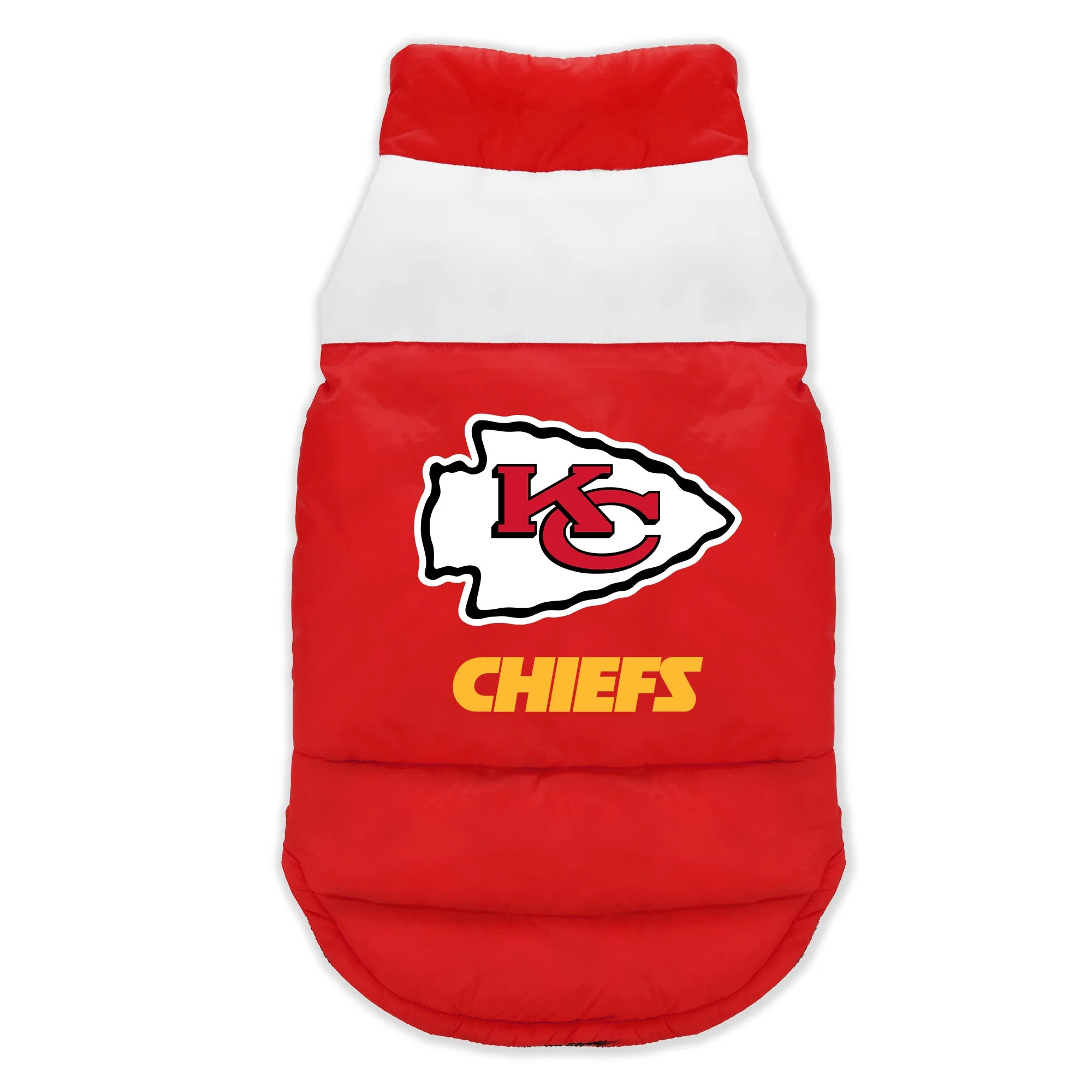 Kansas City Chiefs Pet Parka Puff Vest