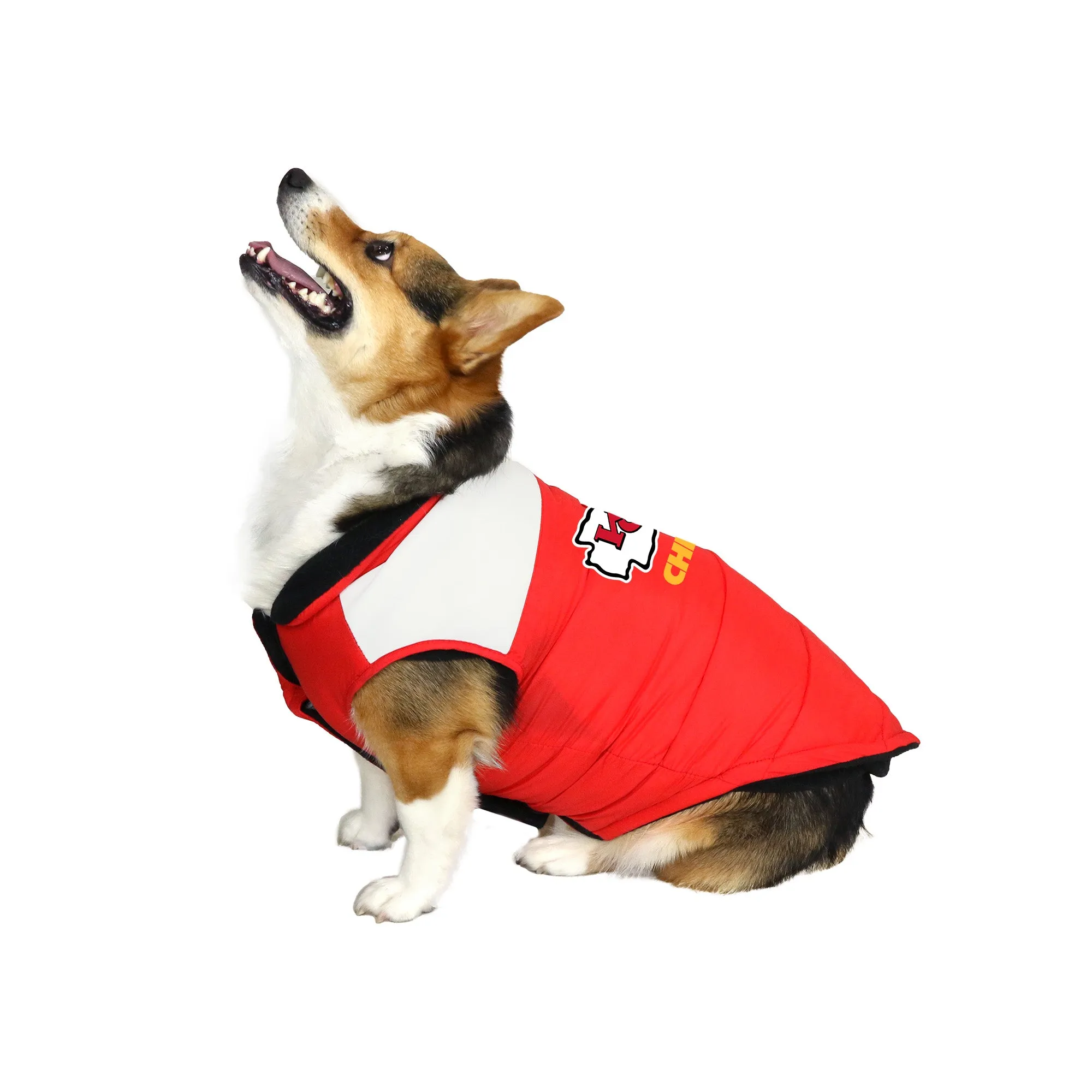 Kansas City Chiefs Pet Parka Puff Vest