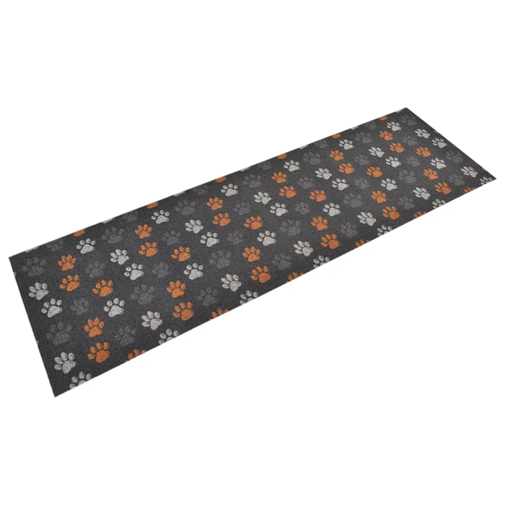 Kitchen Rug Washable Paws 60x180 cm Velvet