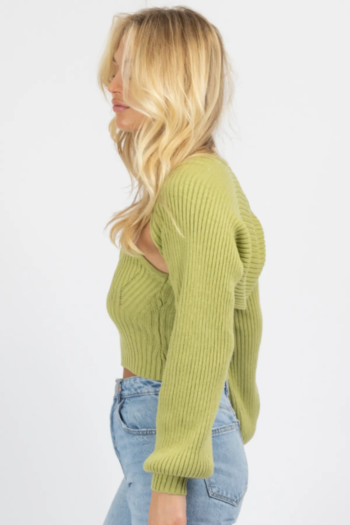 KIWI TUBE TOP   BOLERO SWEATER SET