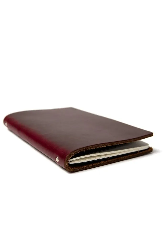 Leather Notebook Burgundy