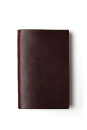 Leather Notebook Burgundy