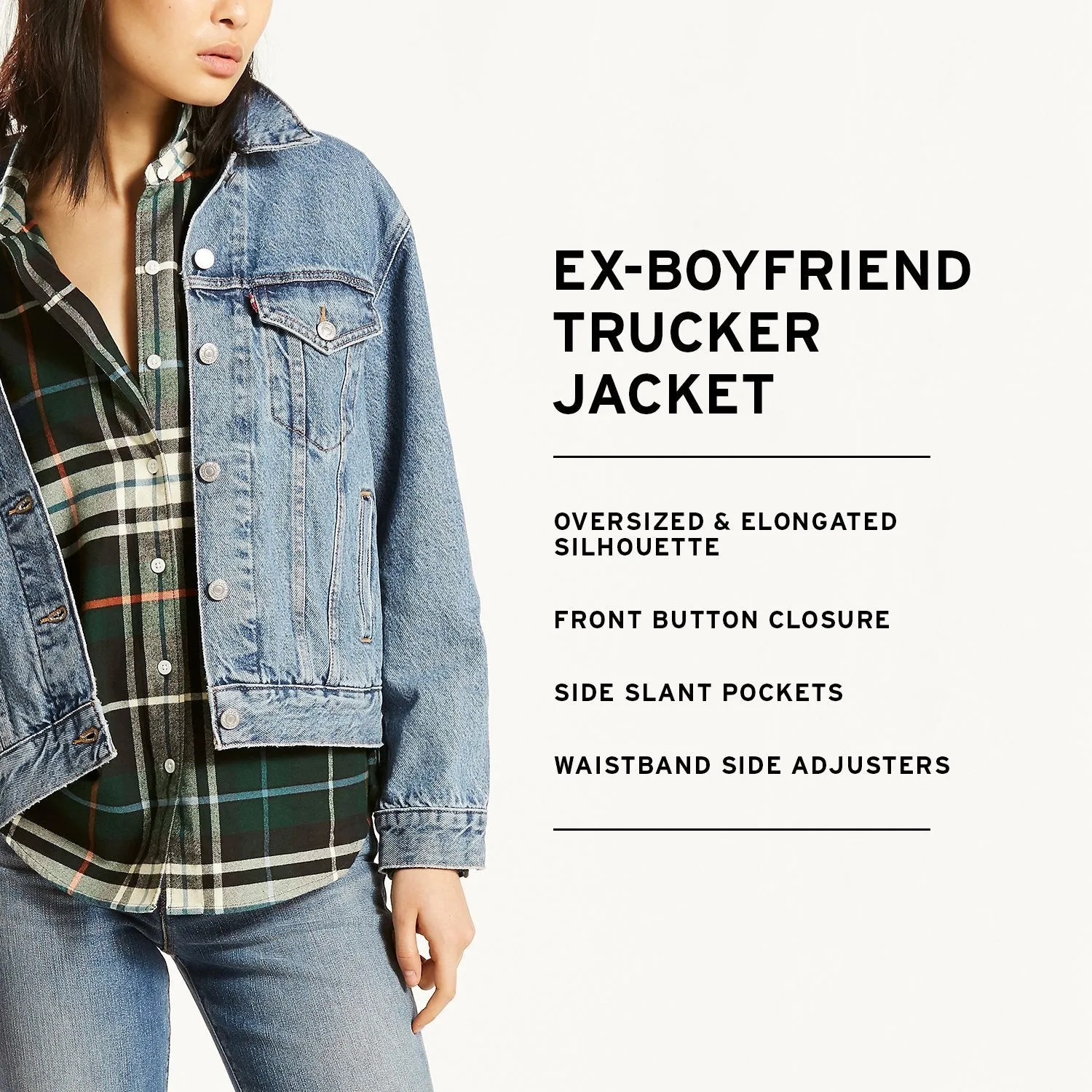 Levi's Women's Ex-Boyfriend Trucker Jackets Weekend Bling