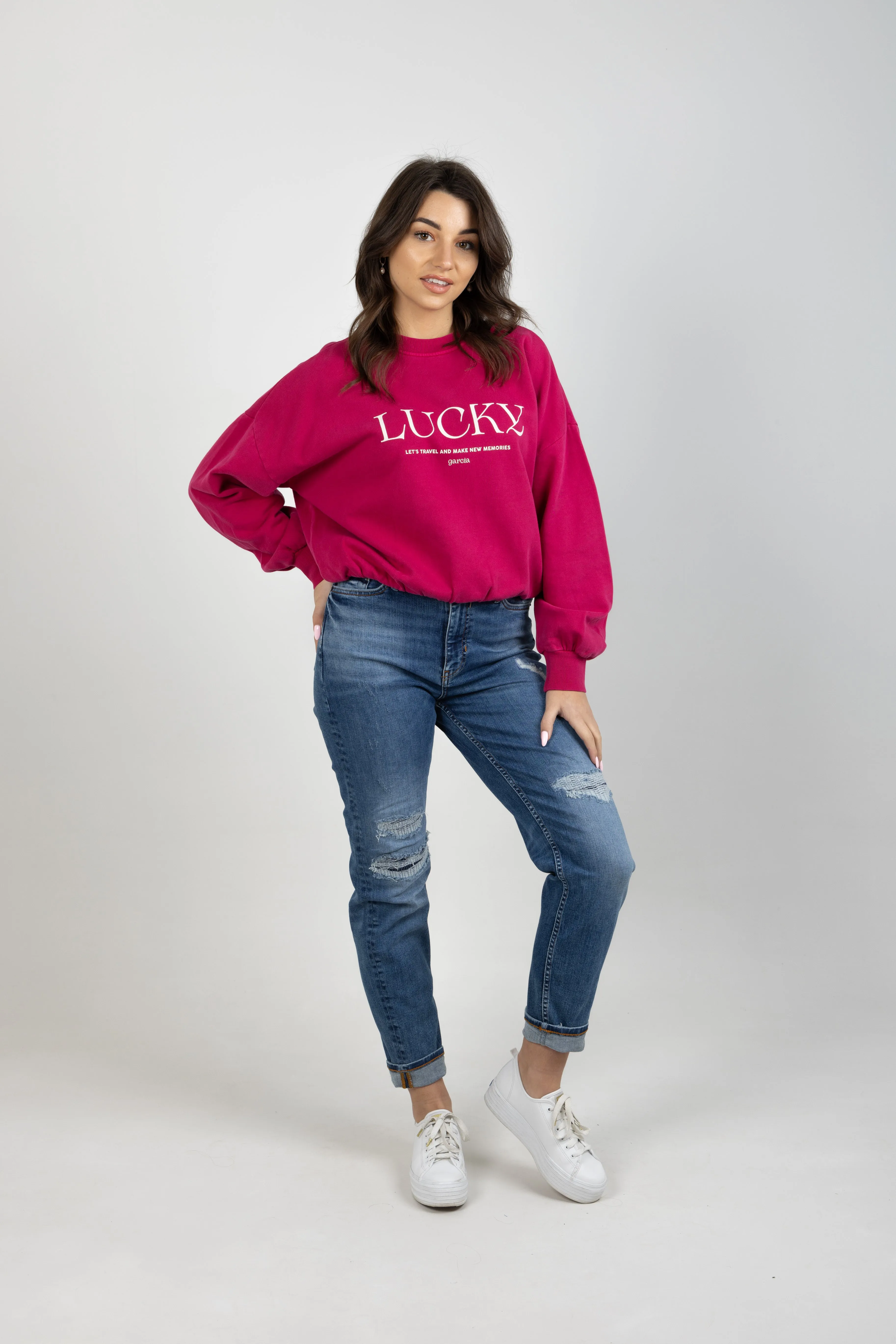 LOLA SWEATER FUCHSIA