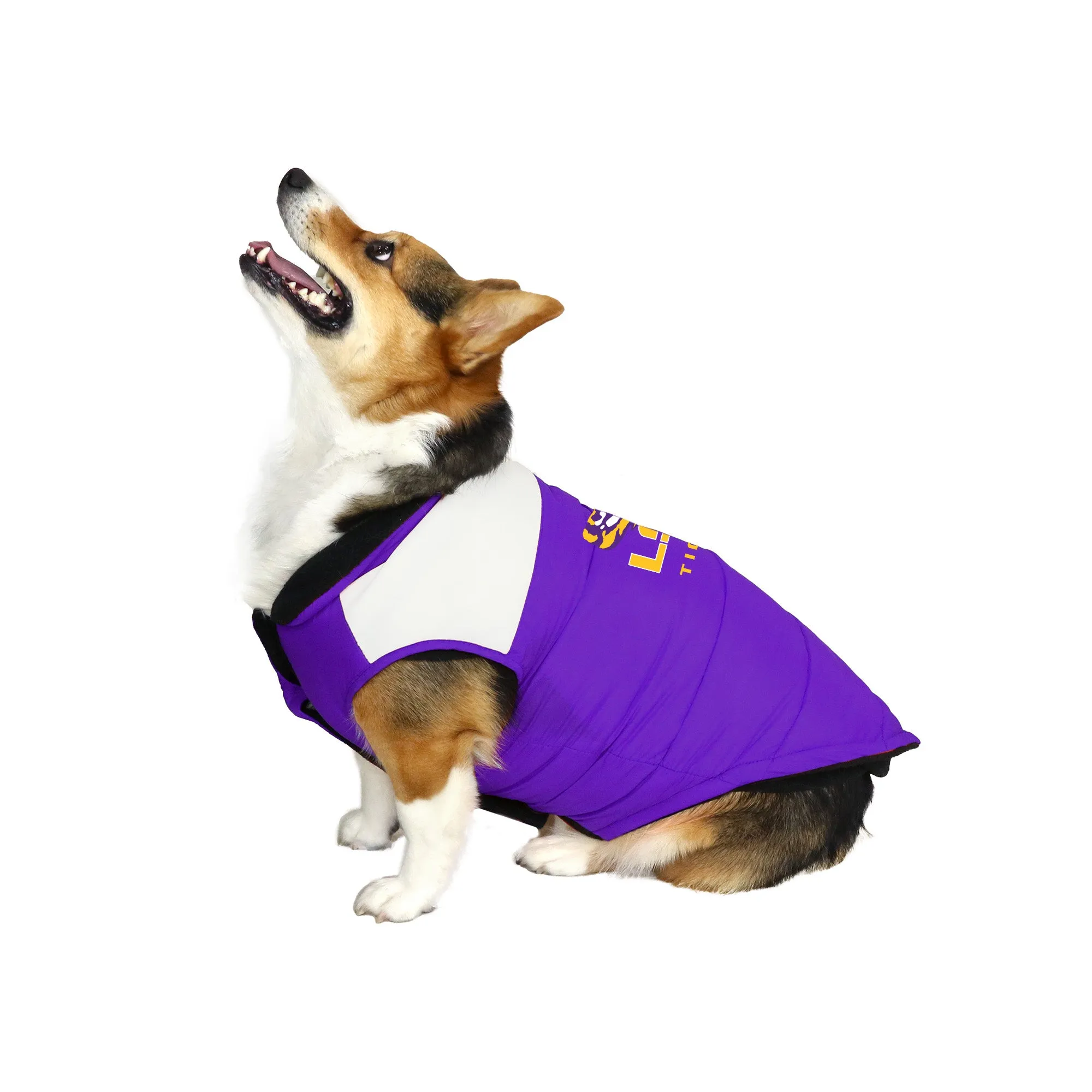 Louisiana State University Pet Parka Puff Vest