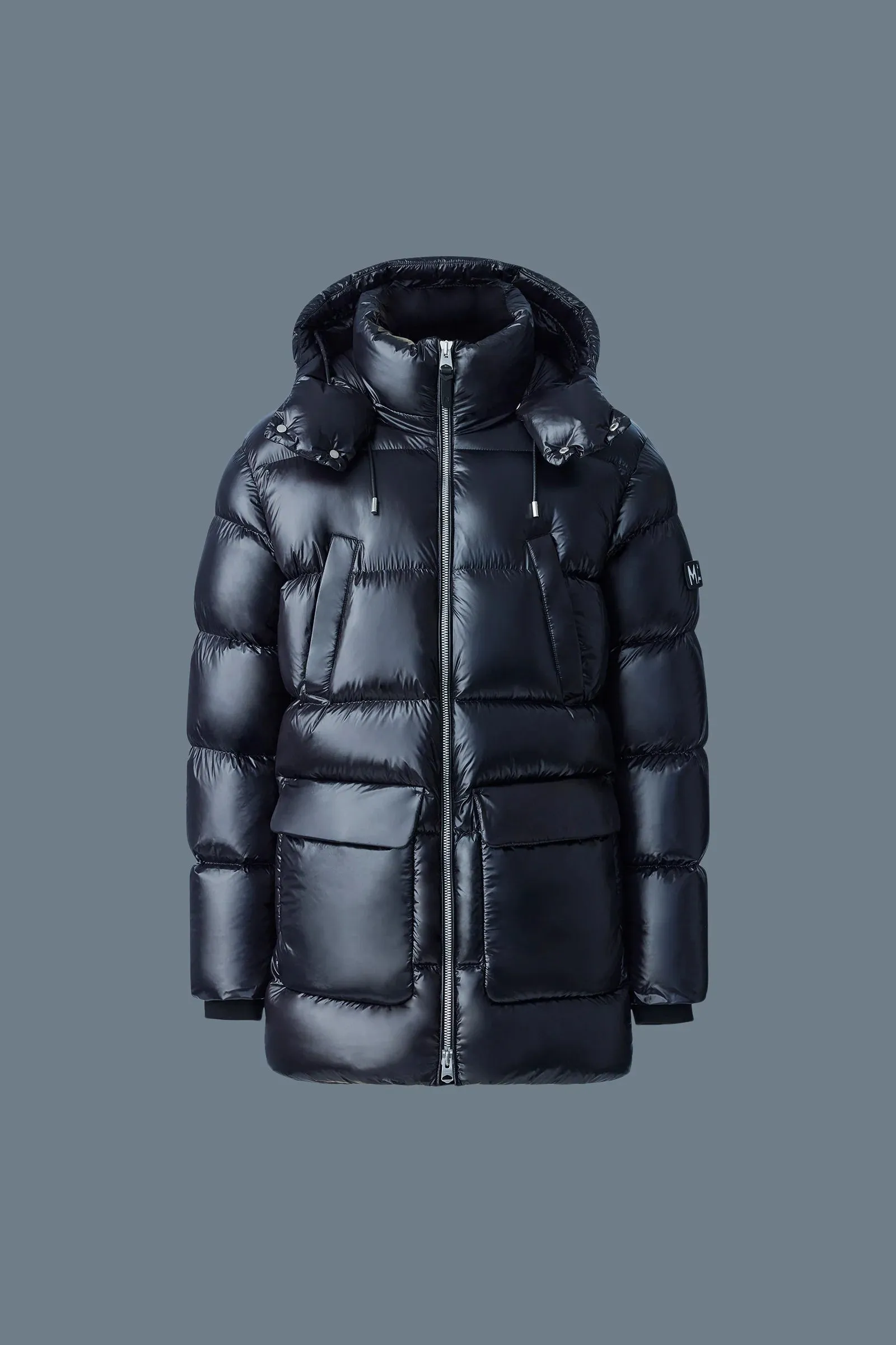 Mackage Winter Jacket lustrous light down parka with hood (Black) - MP0012990001KENDR