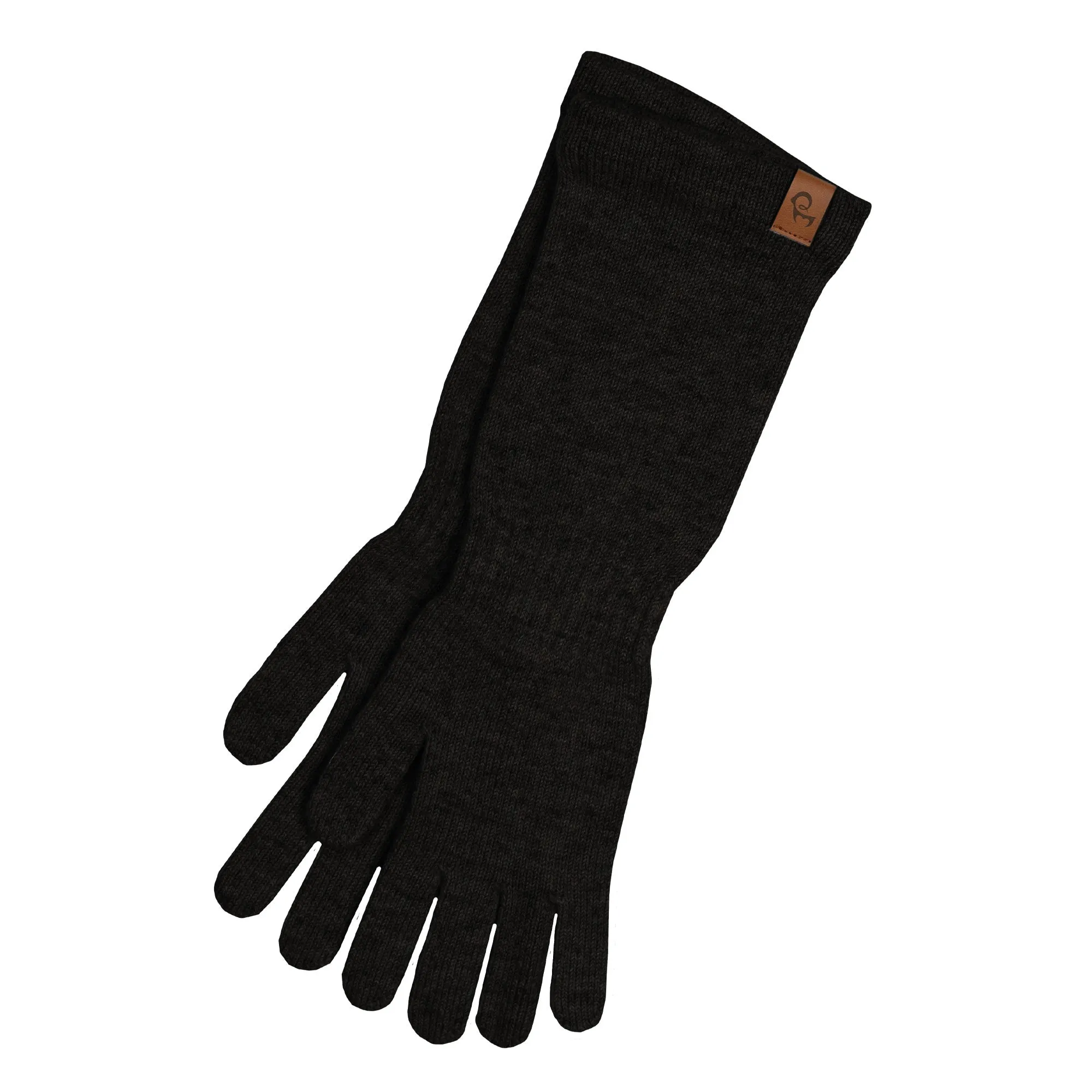 MENIQUE Women's Knit Long Gloves Cashmere Blend