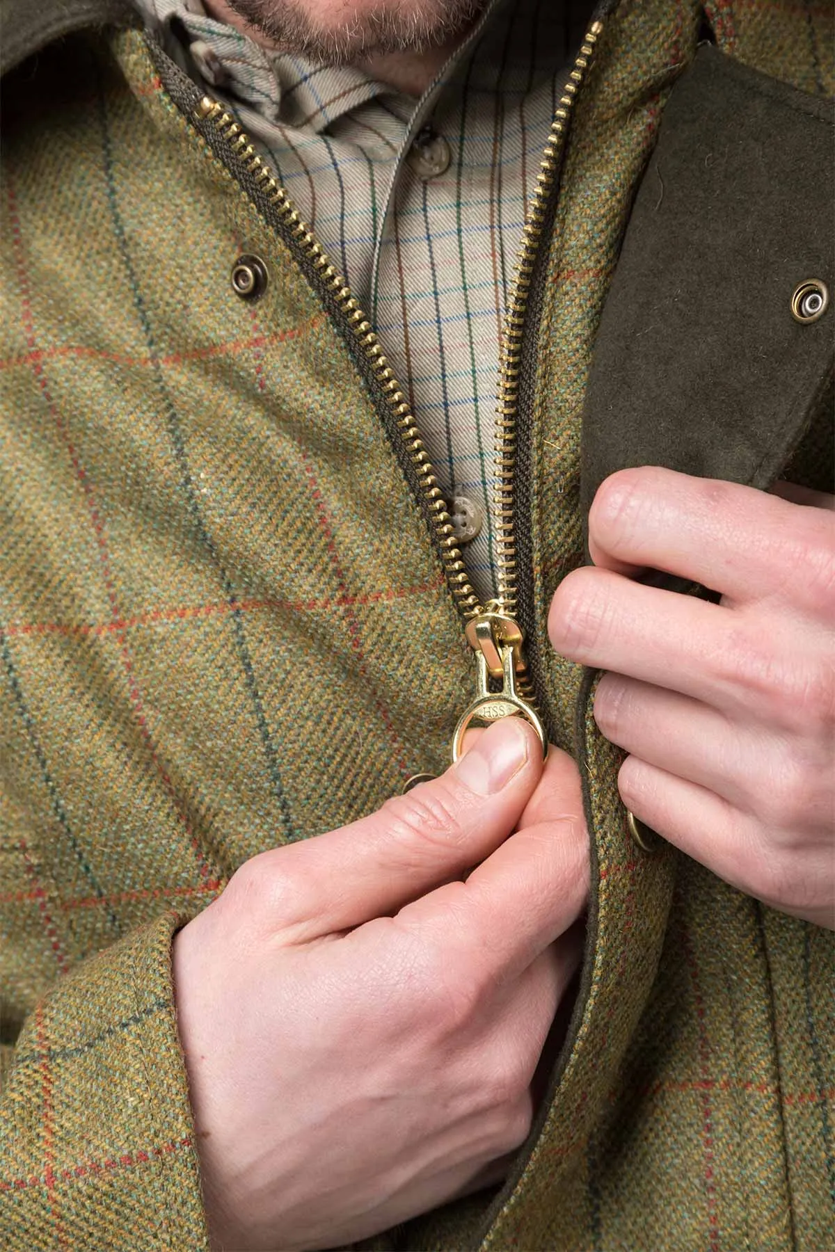 Men's English Tweed Shooting Jacket - Derby