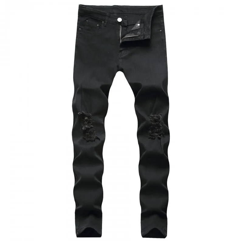 Men's Ripped Slim Fit Jeans 42220370L