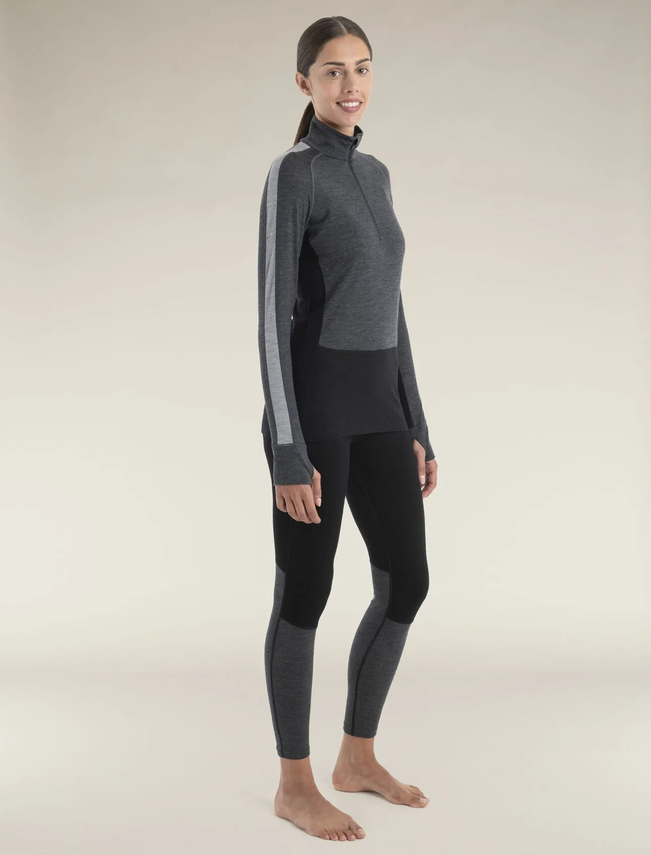 Merino 200 ZoneKnit™ Long Sleeve Half Zip Thermal Top (Women's)