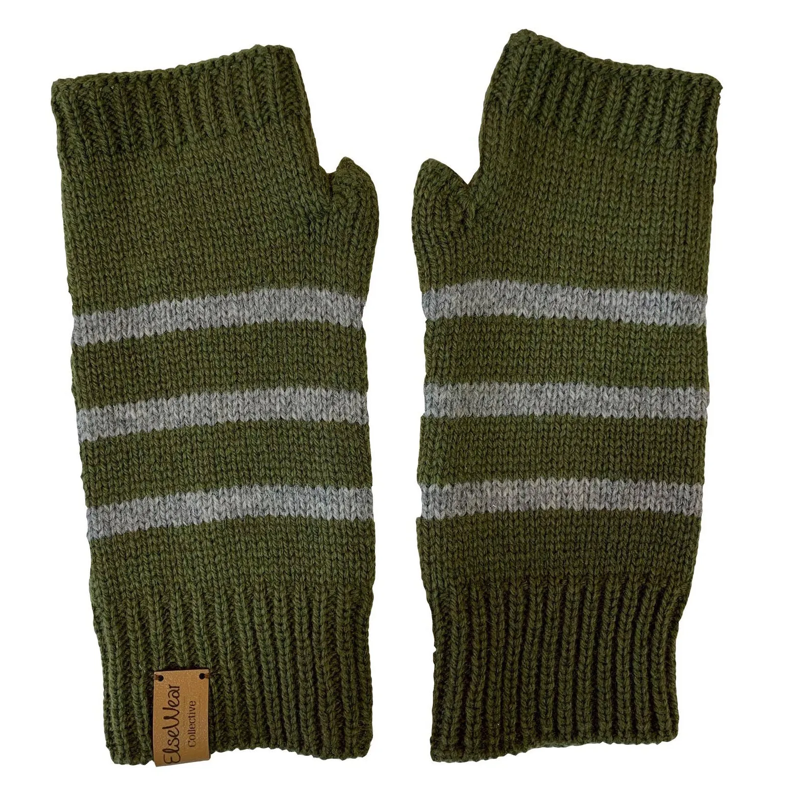 Merino Wool Moffat Fingerless Mittens in Multiple Colors by ElseWhere Collective