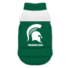 Michigan State University Pet Parka Puff Vest