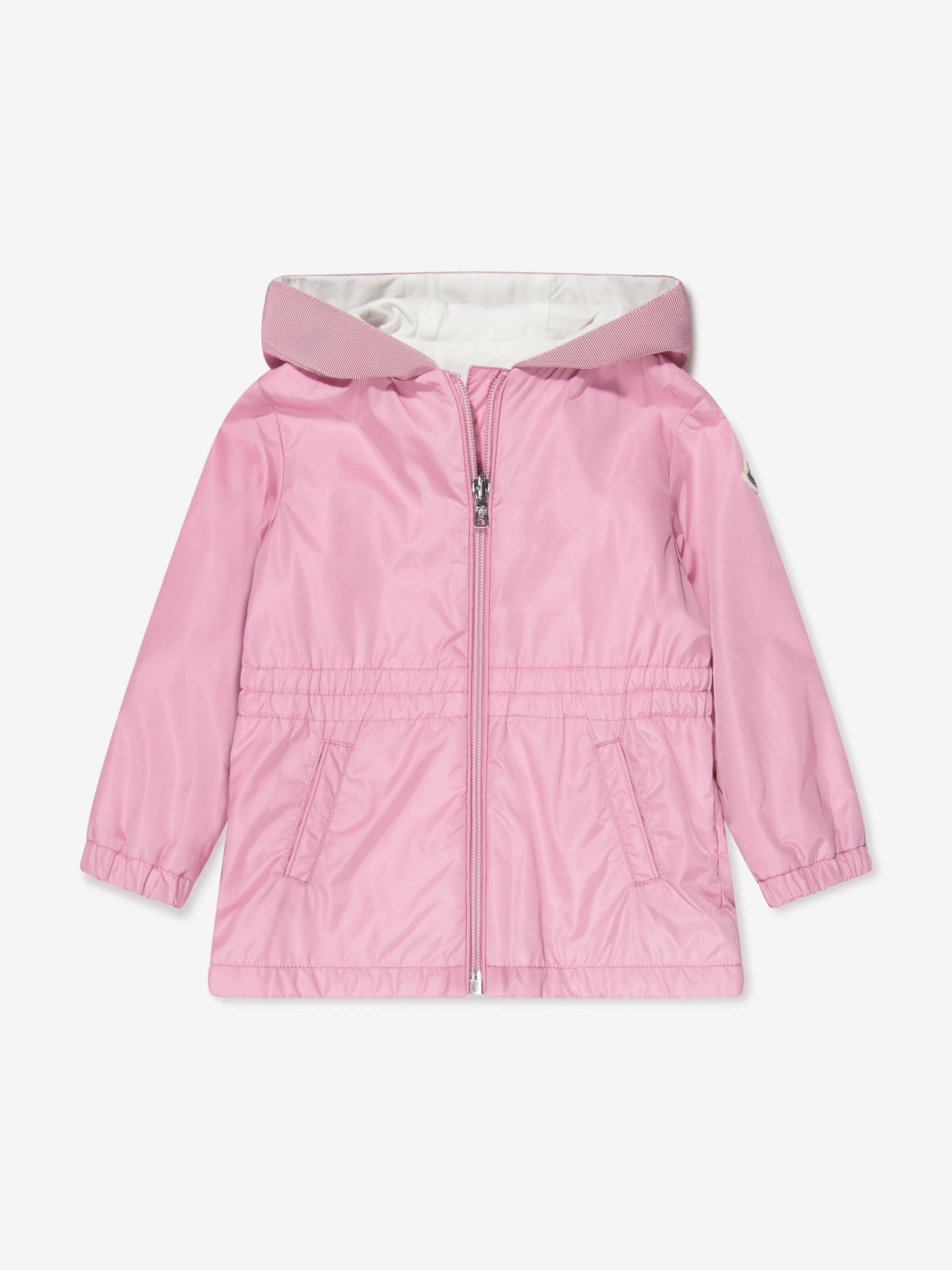 Moncler Enfant Baby Girls Messein Long Parka in Pink