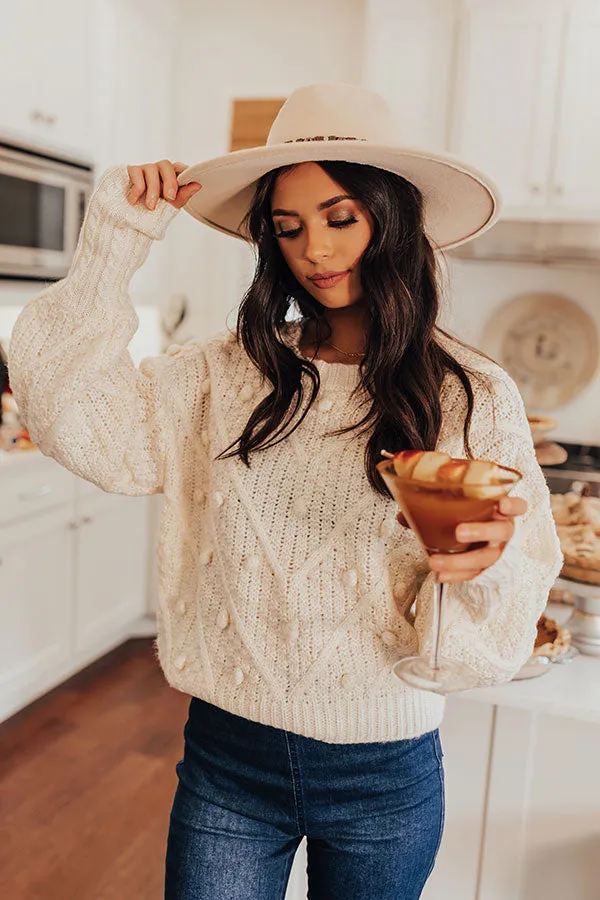 Most Loved Knit Sweater In Cream