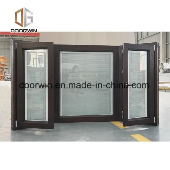 Most Popular Aluminum Clad Wood Casement Window Built-in Blinds Integral Shutter Tilt and Turn Window Afghan Client - China Aluminum Window, Wood Aluminum Window