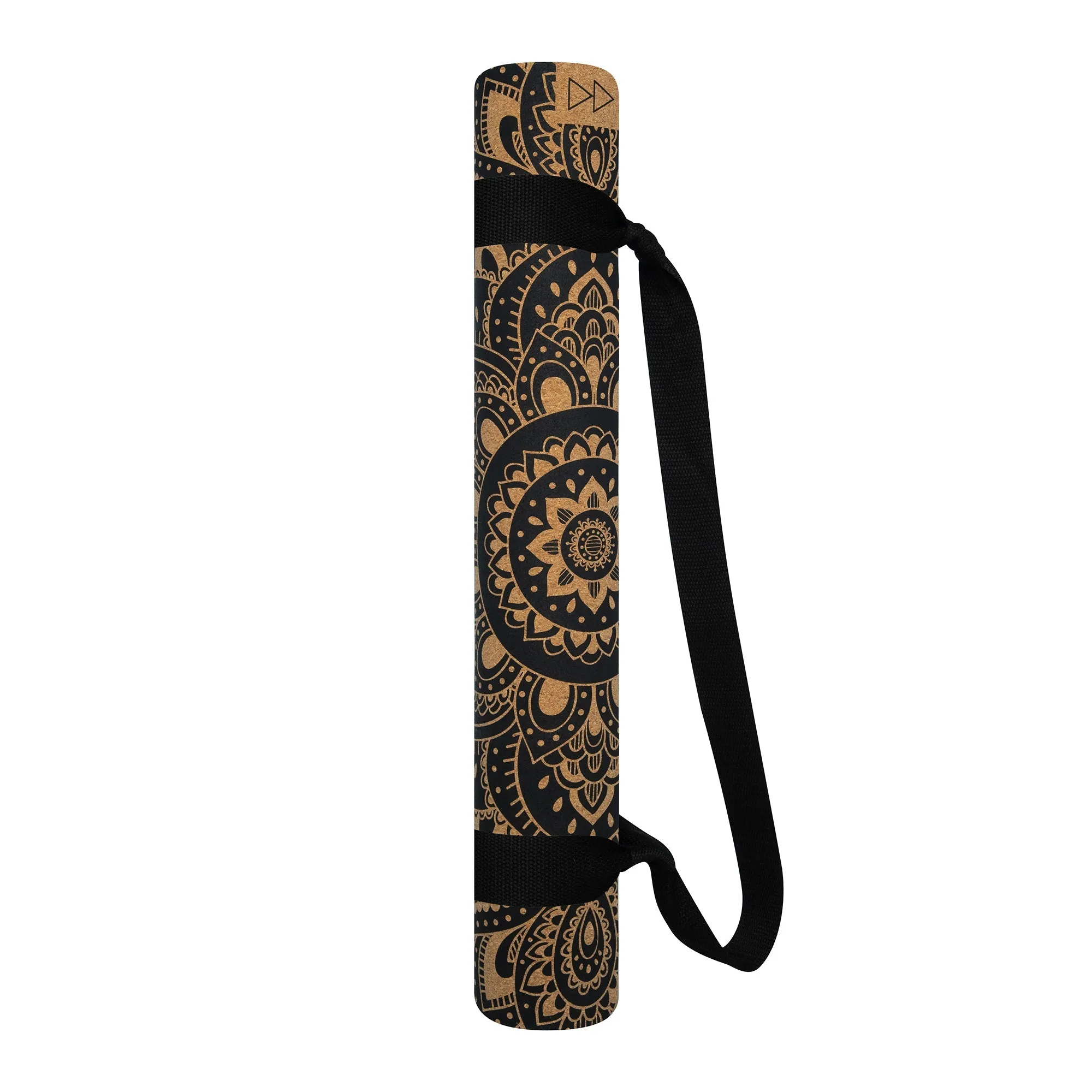 Non-Slip Cork Yoga Mat 3.5mm High-Density Cushion Mandala - Yoga Design Lab