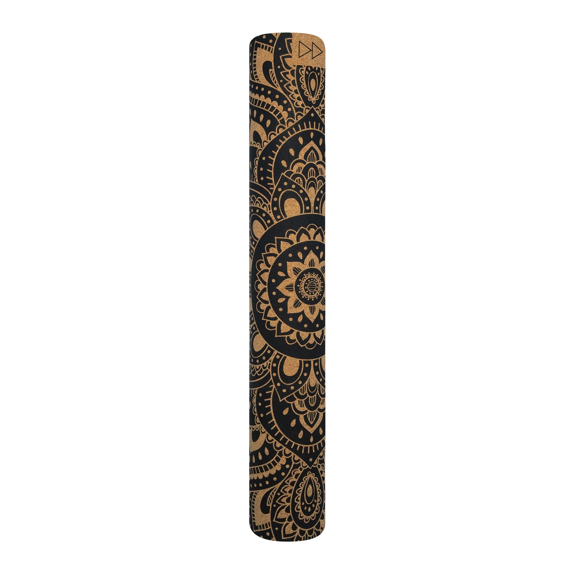 Non-Slip Cork Yoga Mat 3.5mm High-Density Cushion Mandala - Yoga Design Lab