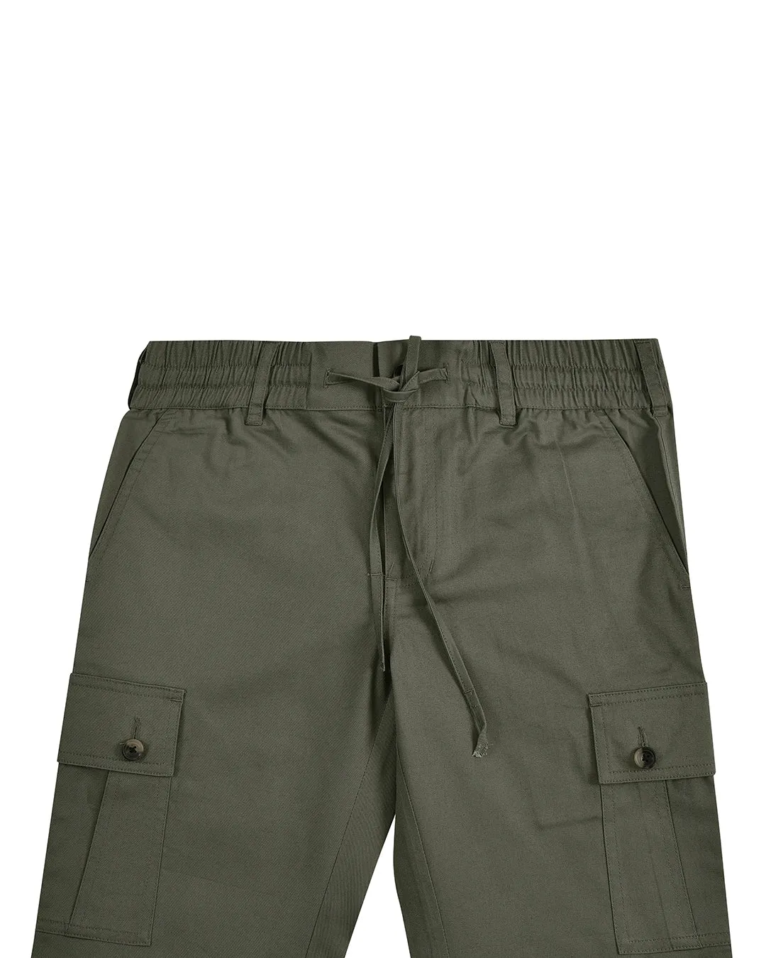 Olive Cotton Cargo Pant