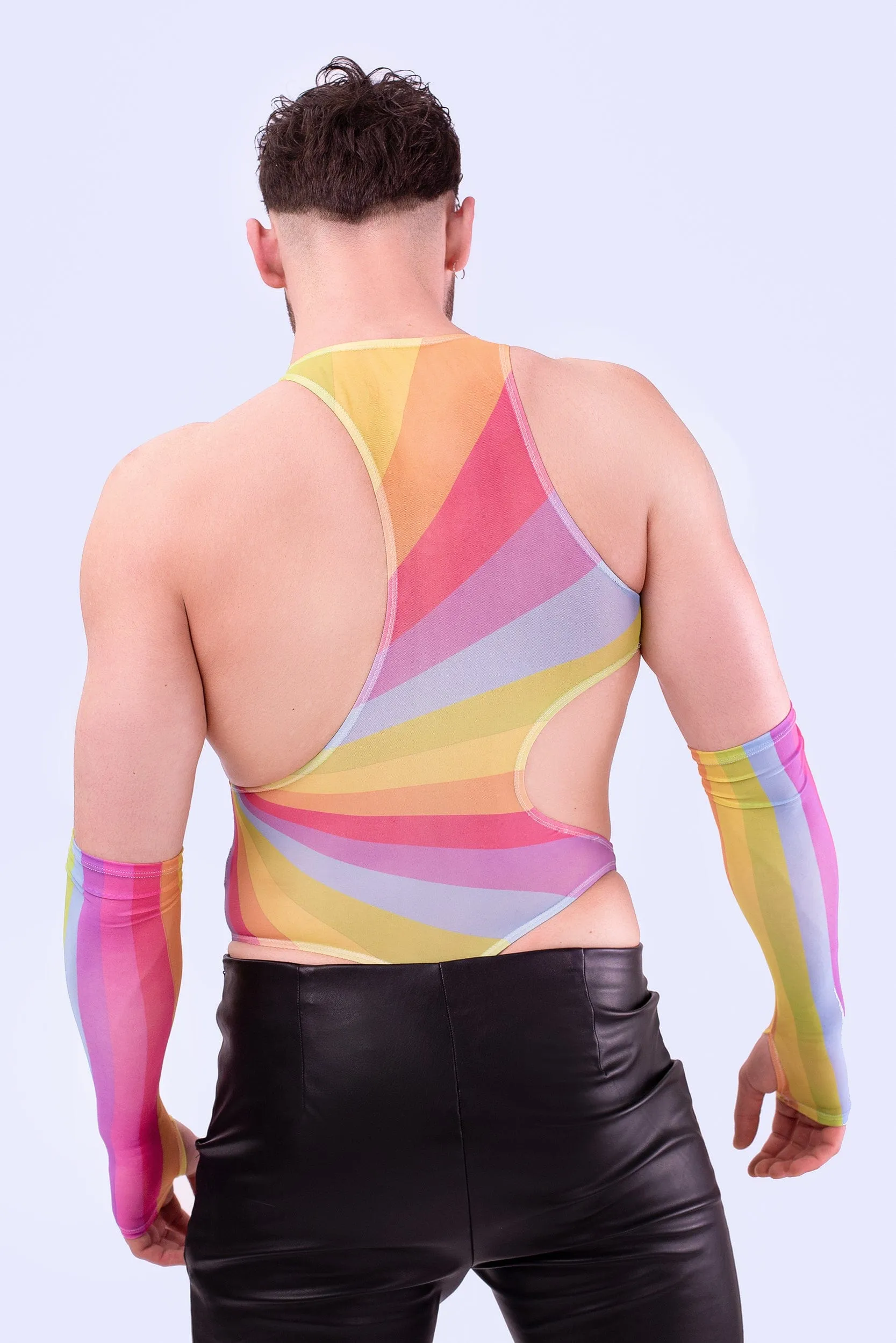 Out&Proud Male Asymmetrical Bodysuit