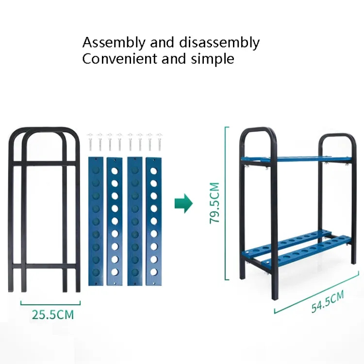 PGM Golf Club Display Stand 18-Hole Double-Layer Rack(18 Rod Position)