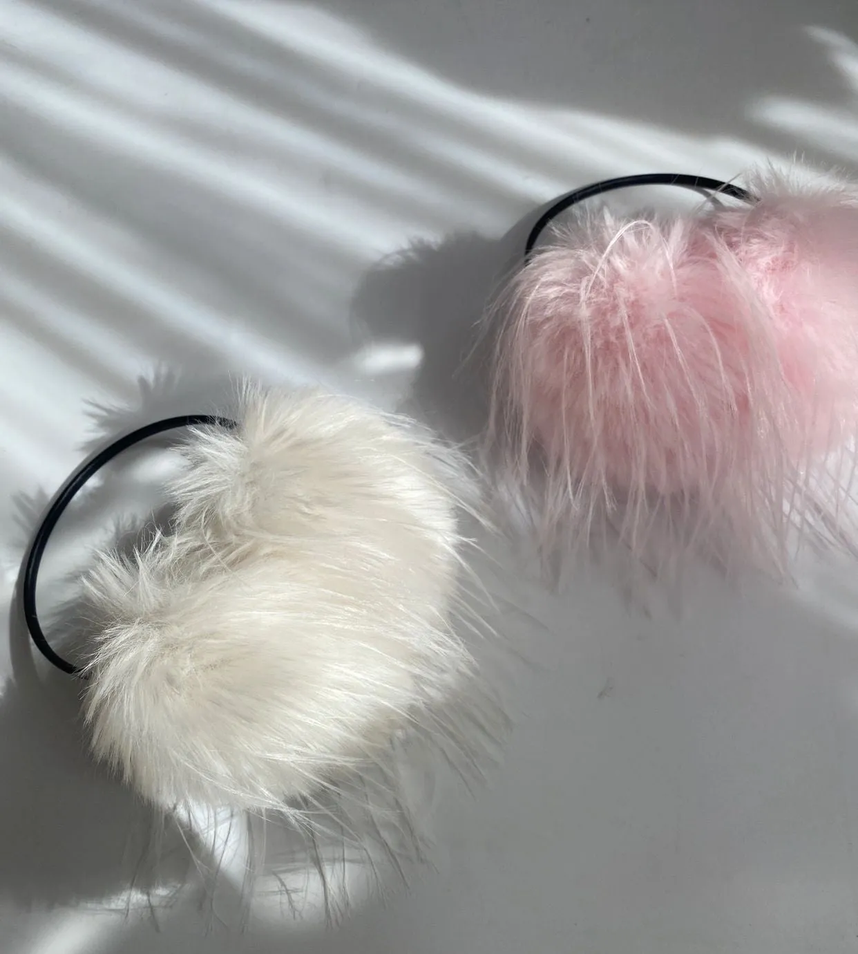 Pink Romance Faux Fur Ear muffs ear warmer