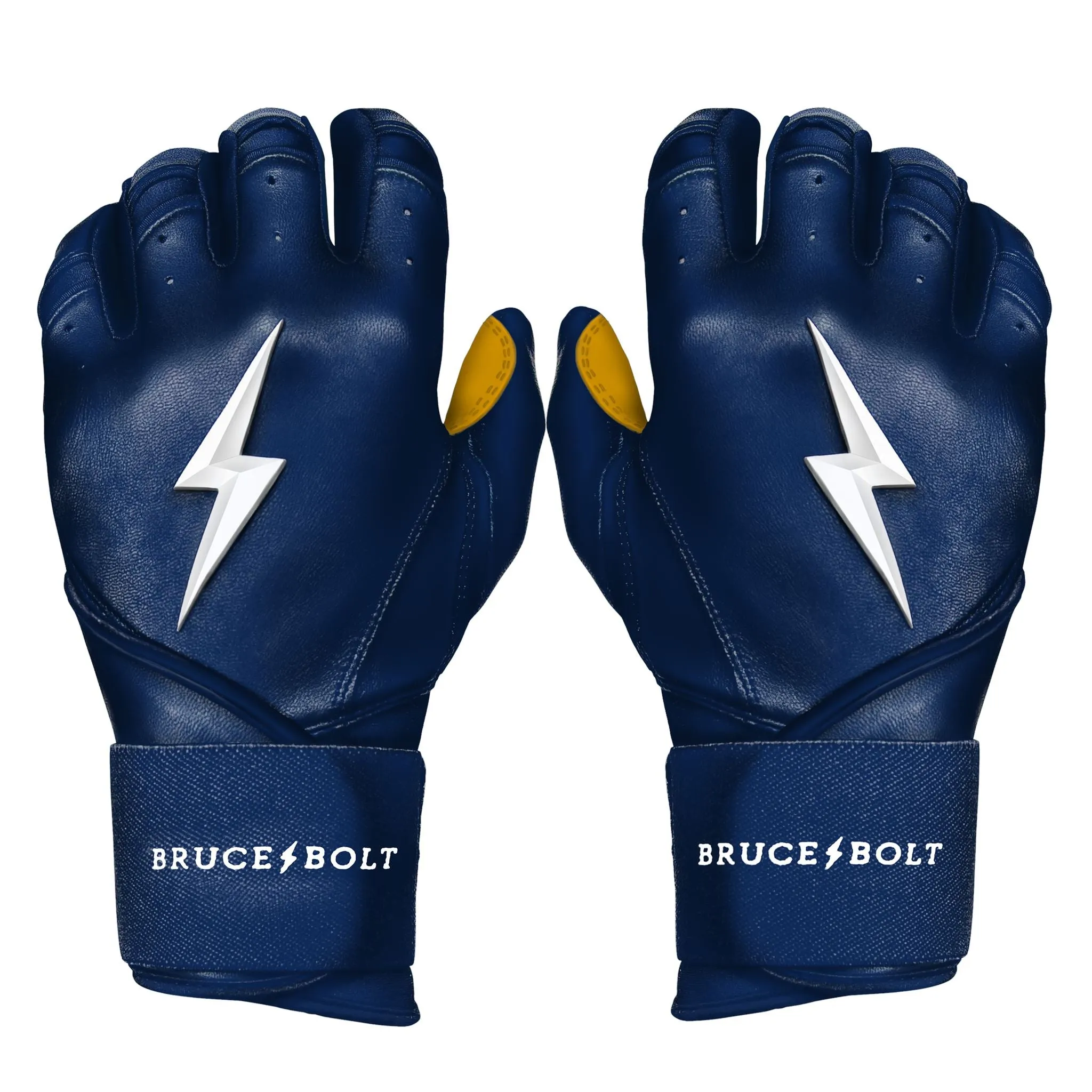 PREMIUM PRO Long Cuff Batting Gloves | NAVY