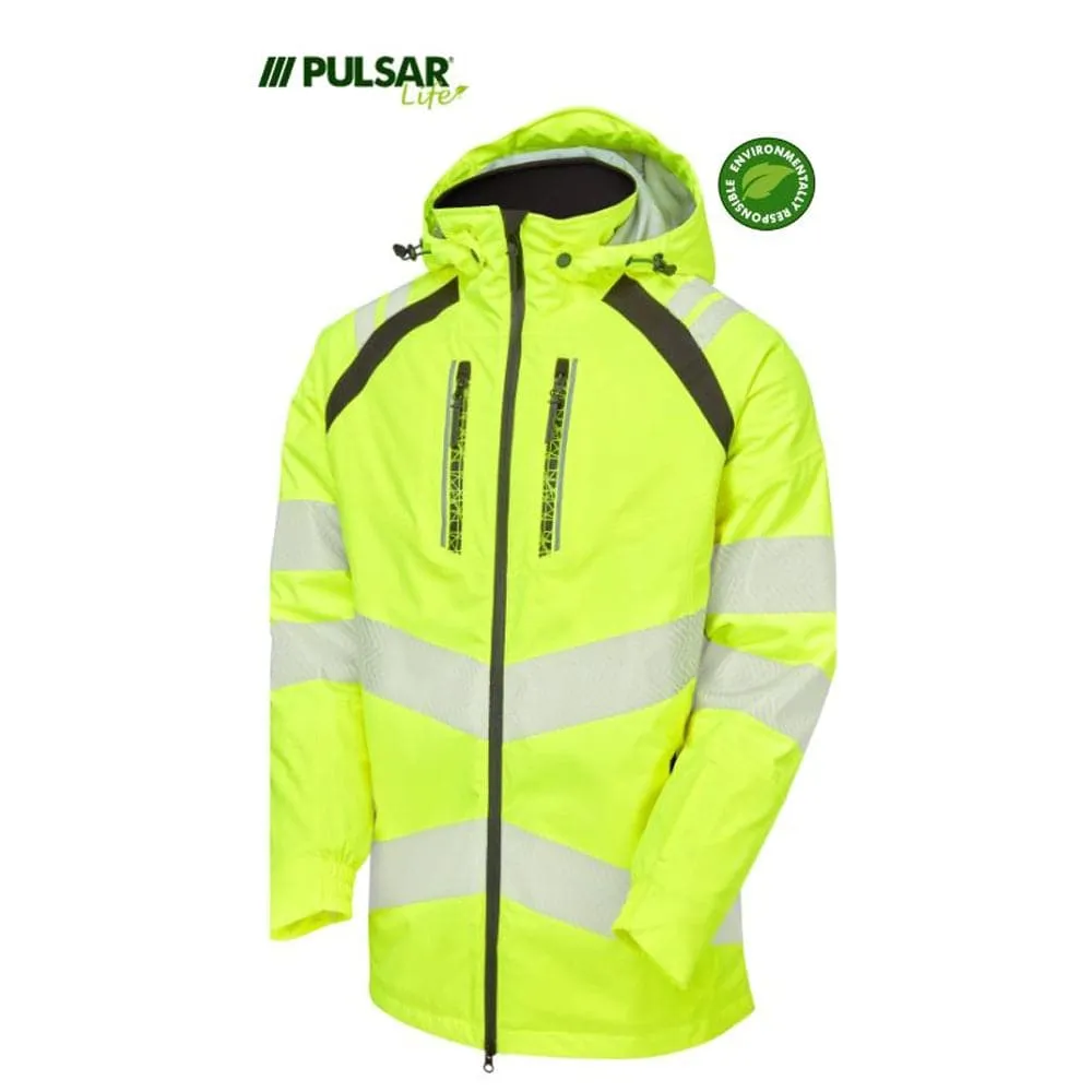 PULSAR® LIFE LFE968 GRS Women's Waterproof Hi-Vis Insulated Parka Yellow