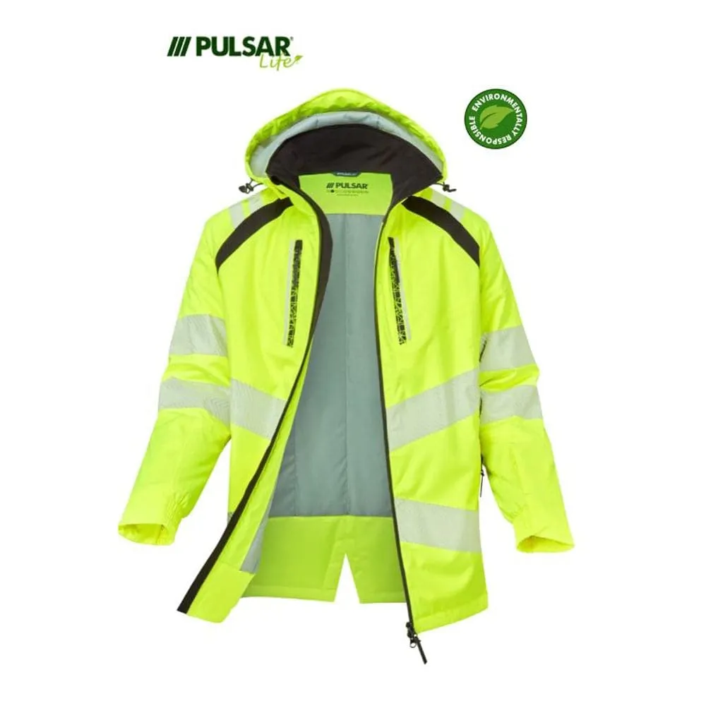 PULSAR® LIFE LFE968 GRS Women's Waterproof Hi-Vis Insulated Parka Yellow