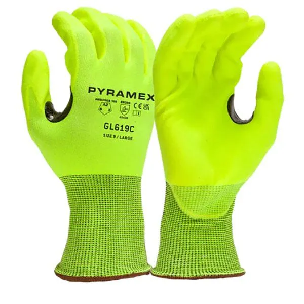 Pyramex Micro-Foam Nitrile A2 Gloves GL619C 12 pairs