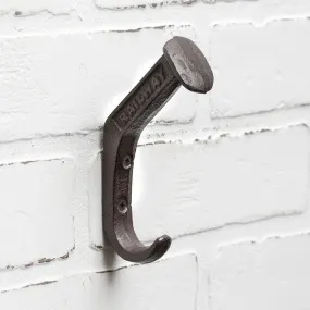 Railroad Spike Wall Hooks - qty 2