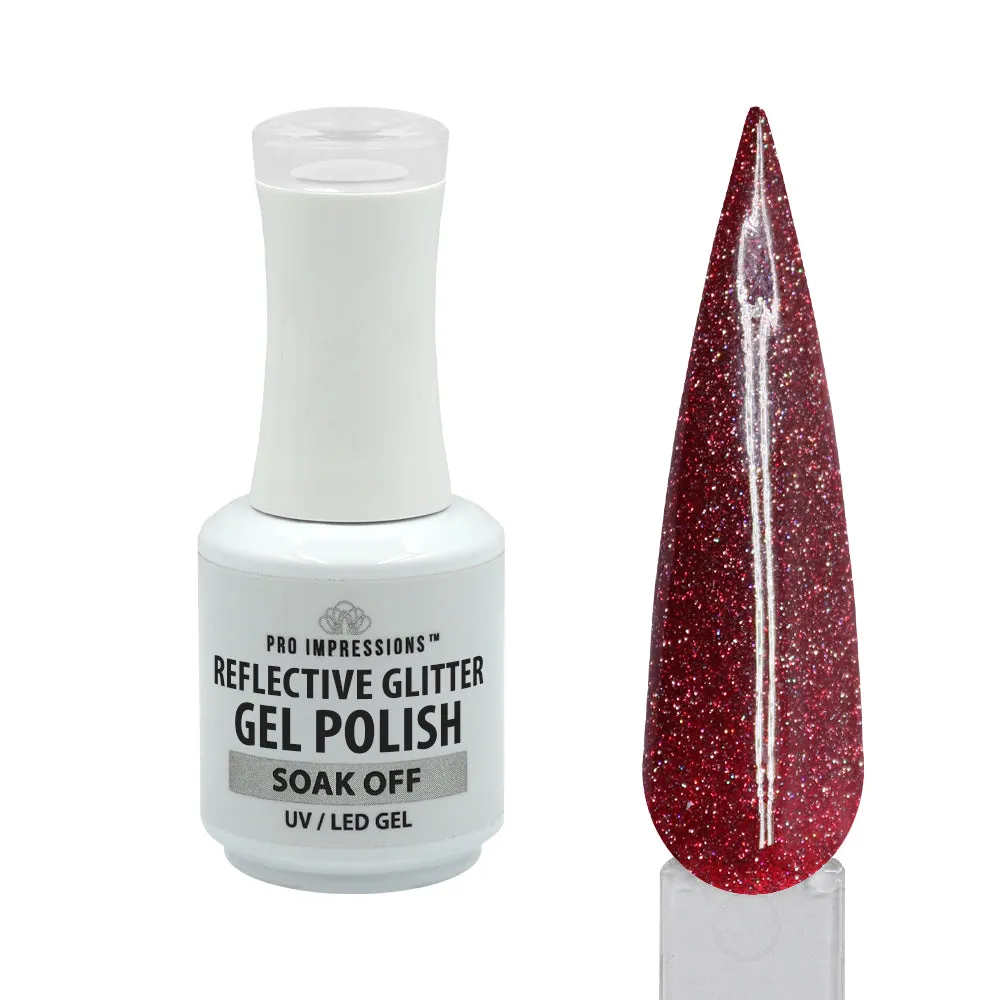 Reflective Glitter Gel Polish  - Razzle Dazzle