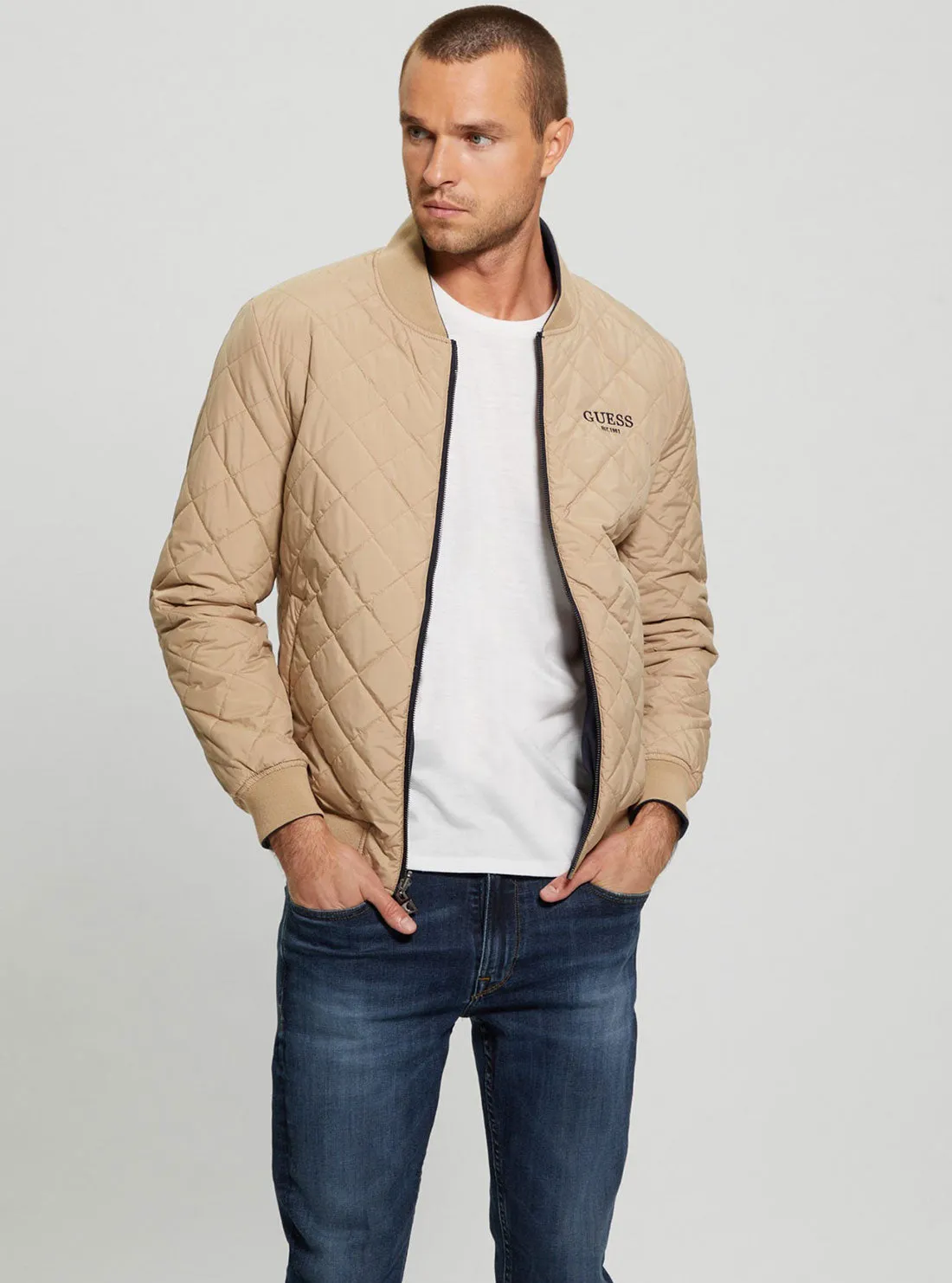 Reversible Quilted Flight Jacket