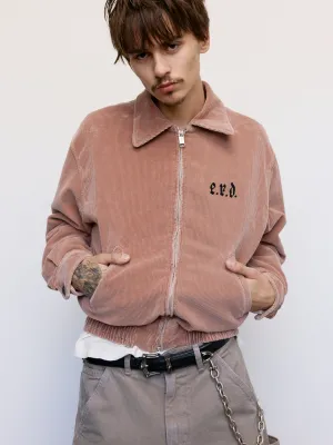 Salmon Corduroy Barbara Jacket