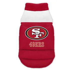 San Francisco 49ers Pet Parka Puff Vest