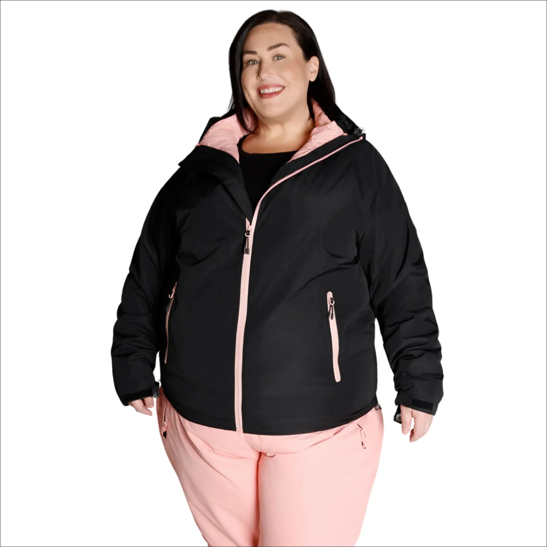 Snow Country Outerwear Women’s Plus Size Alps 3-in-1 Winter Down Alternative Coat 1X - 6X